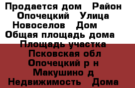 Продается дом › Район ­ Опочецкий › Улица ­ Новоселов › Дом ­ 3 › Общая площадь дома ­ 70 › Площадь участка ­ 20 - Псковская обл., Опочецкий р-н, Макушино д. Недвижимость » Дома, коттеджи, дачи продажа   